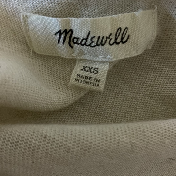 Madewell Long Sleeve T Shirt Front Tie Top - Picture 6 of 8